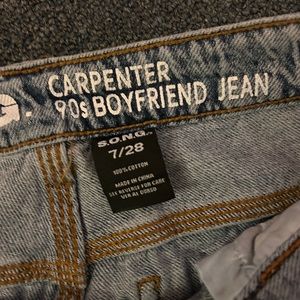 SONG carpenter 90's boyfriend jeans brand new, never worn, vintage